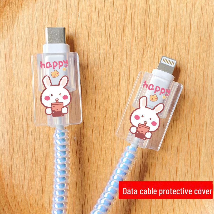 Capa Protetora para Carregador de 20W para Apple 14 Plus, Compatível com 13/12/11 Pro Max, com Organizador de Cabo de Dados