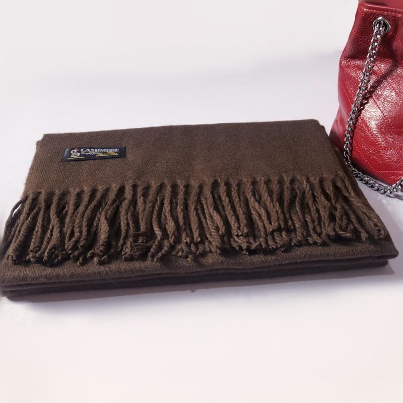 Wool Scarf for Women Autumn and Winter Warm Tassel Large Shawl Winter Scarf Solid Color Cashmere Scarf Imitation Cashmere Scarf