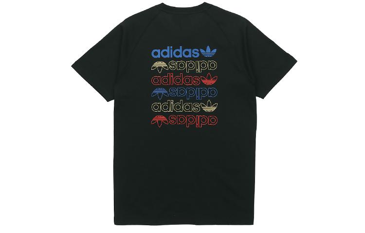 adidas Originals Raglan Sleeve T Shirt Men's Black FS7346