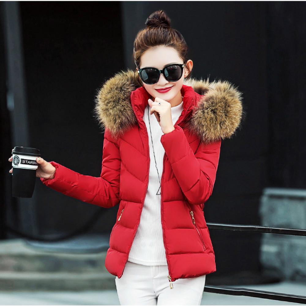 Winterjacke für Damen, Baumwolle, mit Kapuze, modisch, lässig, dünn, Damenmantel