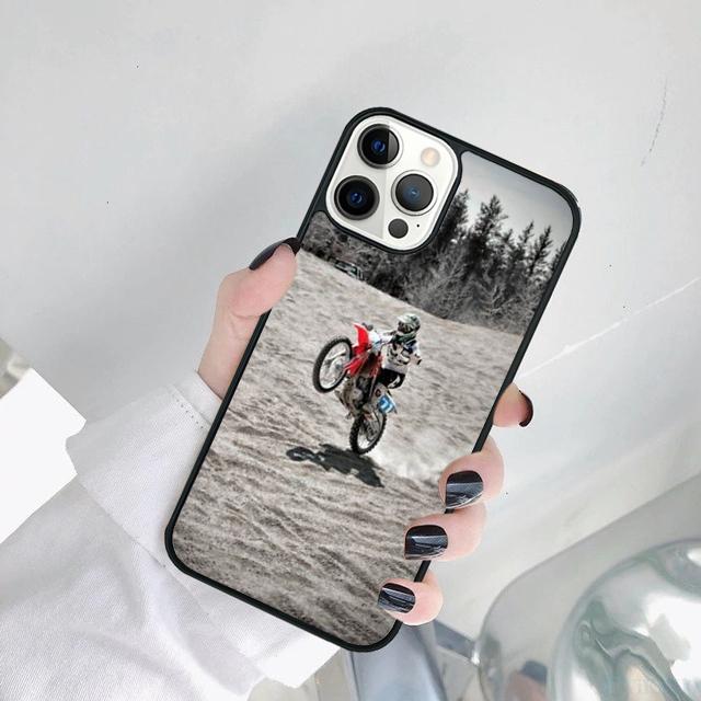 Moto Bike Motocross Phone Case Cover For iPhone 17 Air 15 16 14 11 12 13 Pro MAX Plus