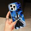 Yugioh Seto Kaiba Phone Case for iPhone 17 16 15 14 13 12 11 Air Pro Max Plus Jelly Double layer Light Blue Cover