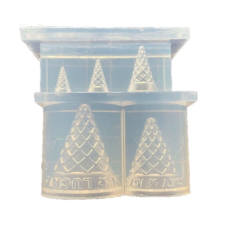 Food Play Miniature Mould Silicone Mold Cute Pointed Ice Cream Cones Shaped Moulds Dollhouse Miniature Accessories