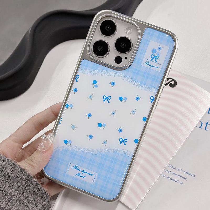 Zhitai Galvanisierte Silberkante Handyhülle für iPhone 14 Pro Max, 15, 13 Pro und Huawei P70