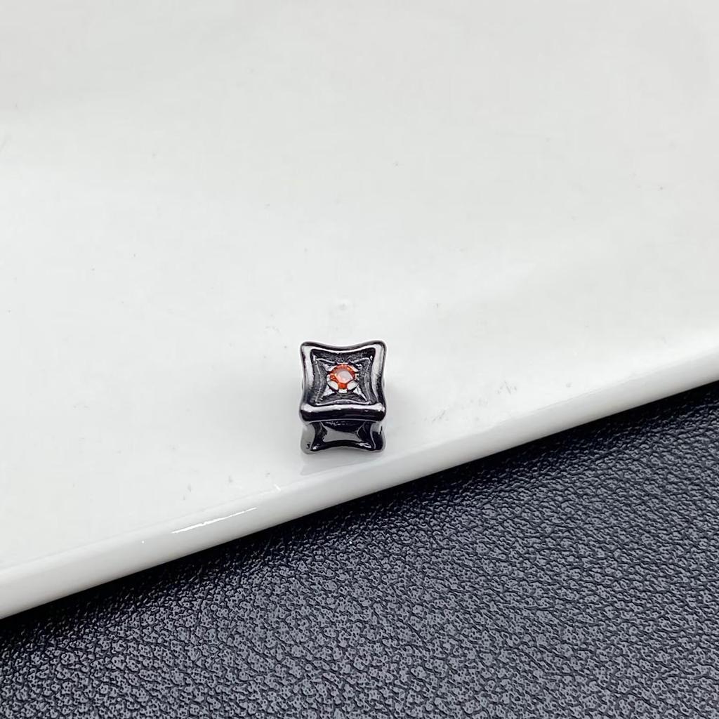 High Color Retention Square Spacer Beads for DIY Crystal Jewelry Bracelet Stringing Beaded Hand Ropes.