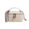 Premium Diamond Portable Chain Bag 2025 Spring and Summer New Versatile Simple Small Square Bag Shoulder Messenger Bag