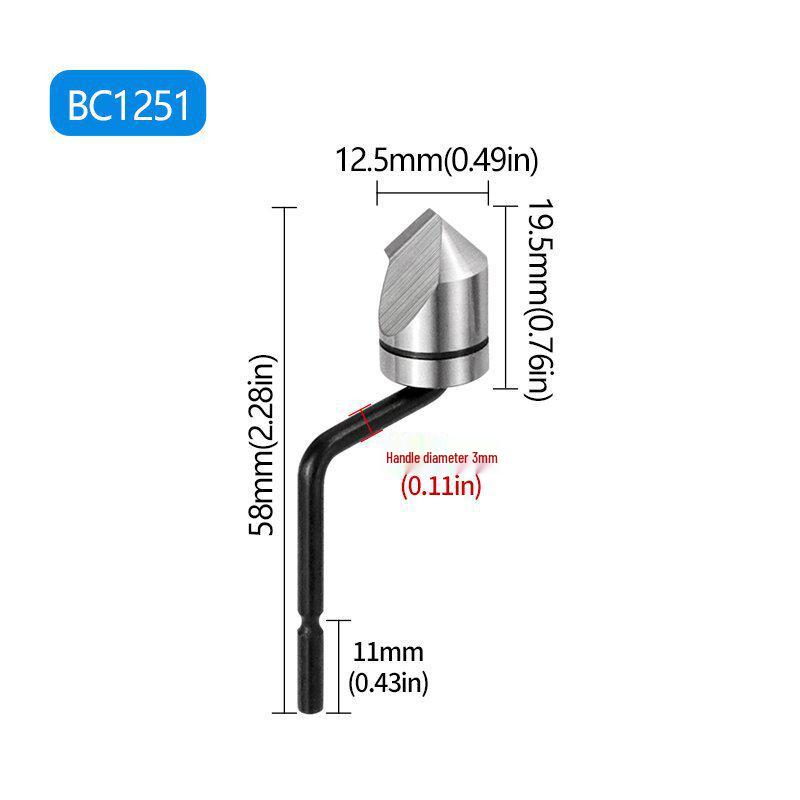 "Hand Deburring Knife and Chamfering Tool for Edge Removal"