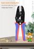 YEFYM U-Shaped Copper Terminal Ratchet Crimping Pliers