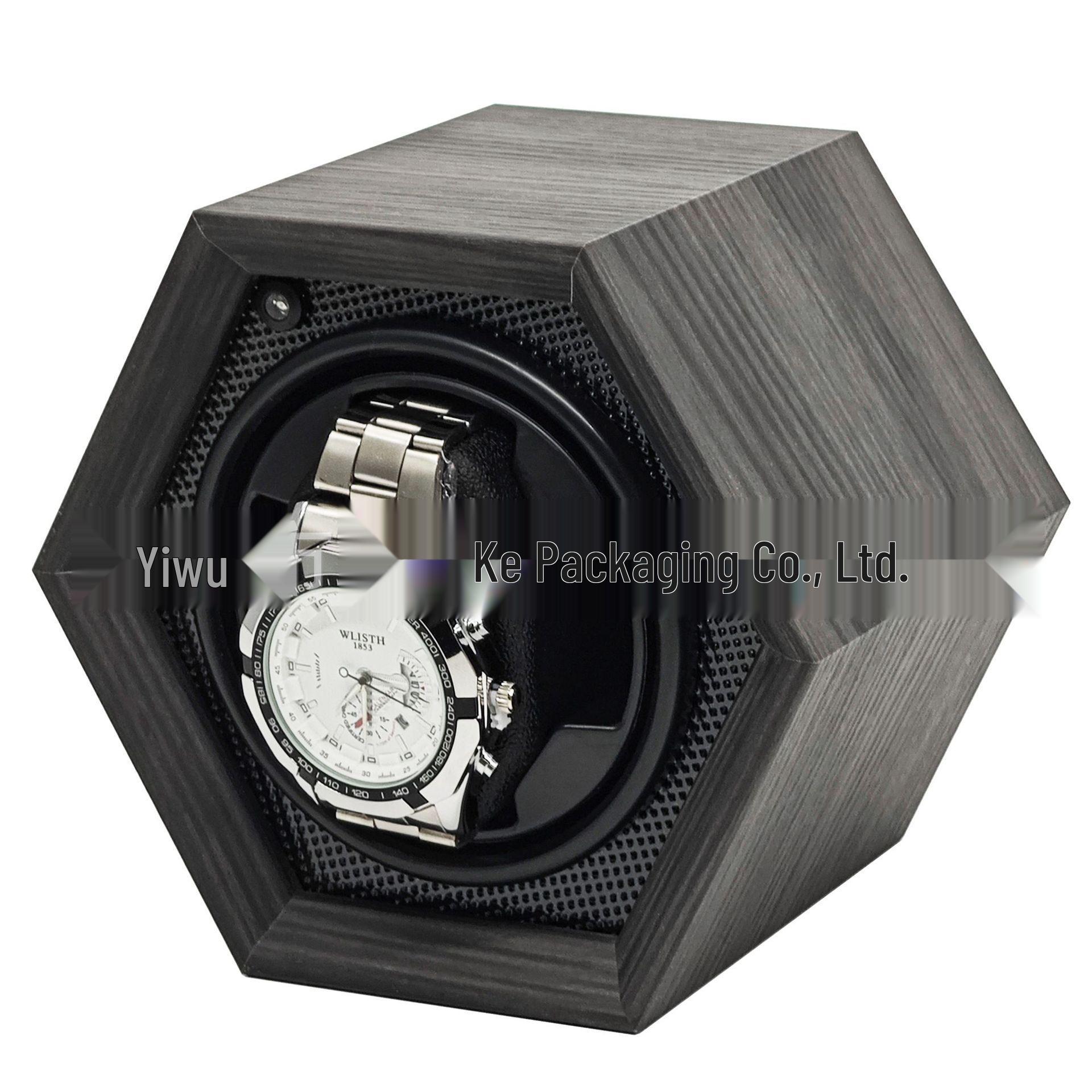 

Black Walnut Vintage Automatic Watch Winder with 3-Level Adjustment for Home Use