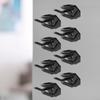8Pcs Adhesive Hat Racks Simple Paste Portable Door Closet Hanger Wall Door Baseball Cap Holder Hat Holder Hanger for Closet/Door