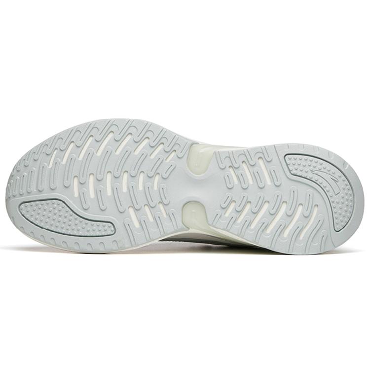 New Anta C37 2.0 Abrasion Resistant Slip Resistant Low Top Running Shoes Women's White Gray Green 122135537R-6