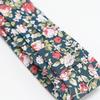 Fashion Arrows Tip Floral Pattern Skinny Tie For Men Soft Polyester Silk Necktie Office Wedding Party Outfit Accessory