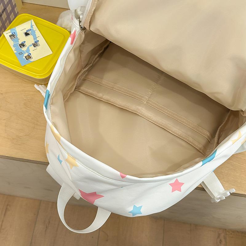 School bag 2025 new niche design fashion versatile backpack large capacity leisure sports style school bag travel shoulder bag