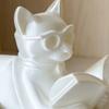 Cute Desktop Cat Decorations Creative Decorative Cat Statues Reading Cat Ornament  Bedroom Decor