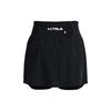 Under Armour UA Series Speedpocket Trail Solid Color Elastic Waist A-Line Comfortable Sports Casual Skirt Women Skirts Black 1369793-001