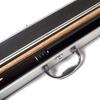 CUESOUL 57" Handcrafted 3/4 Jointed Snooker Cue with Extension and Aluminum Cue Case (D309)