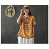 Ethnic Style Cotton and Linen Embroidered T-shirt for Women Summer Retro Loose Versatile Short-sleeved Top