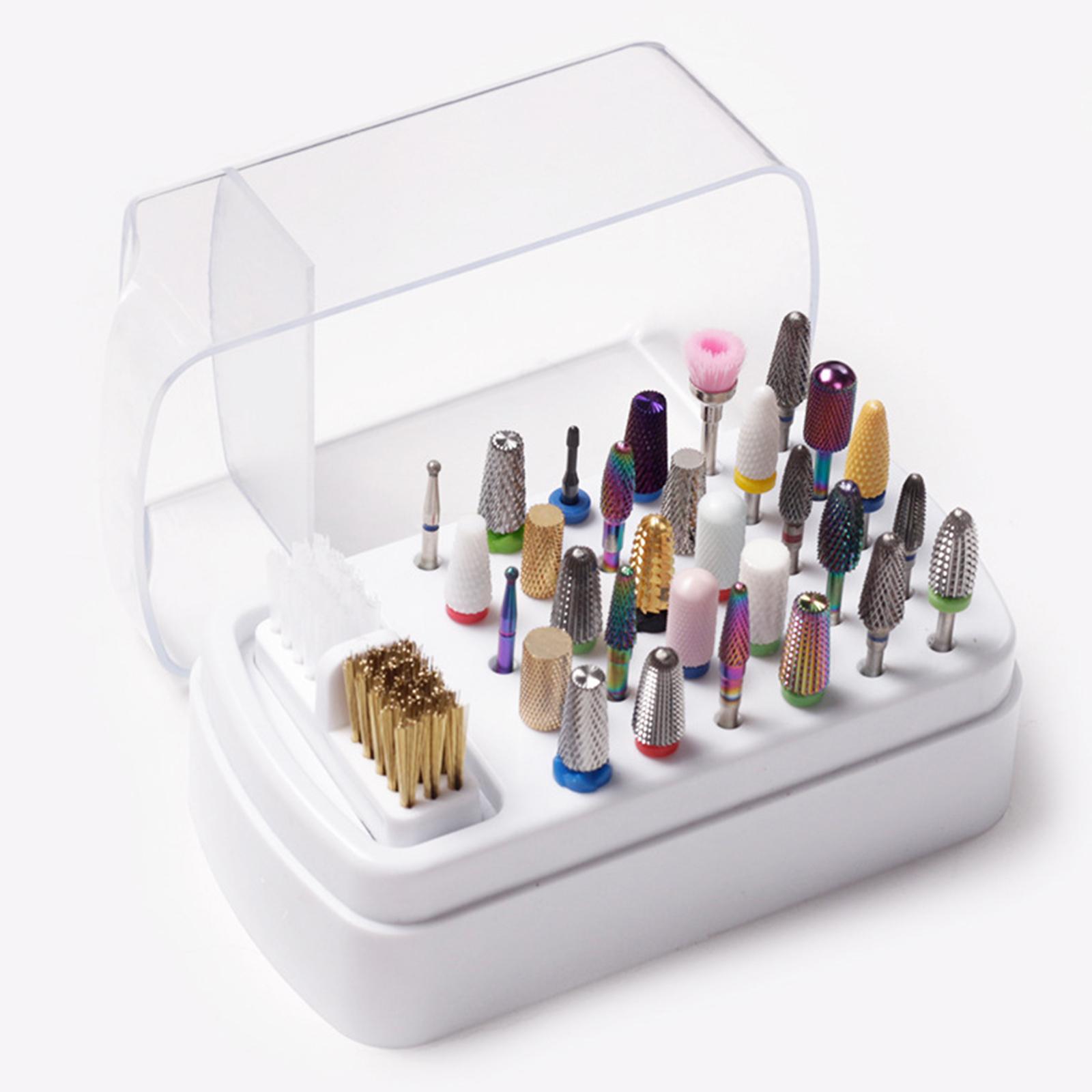 

2 in 1 Nail Polish Head Organizer Clean Storage Nail Polish Head Case Display Case