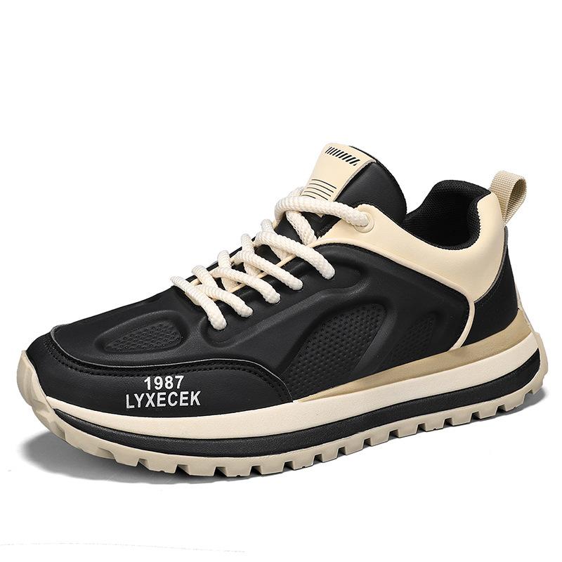 

2025 весенняя повседневная обувь новый ретро тренд, мужская обувь, спортивная обувь, молодежная платформа, низкие модные туфли 39