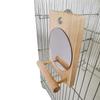 Bird Mirror Parakeet Interactive Cage Accessories with Metal Nut And Bolts For Lovebirds Budgies Cockatiel Bird Supplies