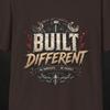Built Different T-Shirt | Rustic Mechanic Wrench Graphic
