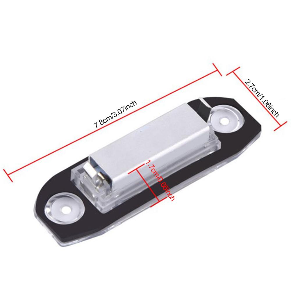 1PC/2Pcs Car LED License Plate Lights Number Plate Lamp Replacement 12V Light For S40 S60 S80 XC60 XC70 XC90 C70 V50 V60 V70