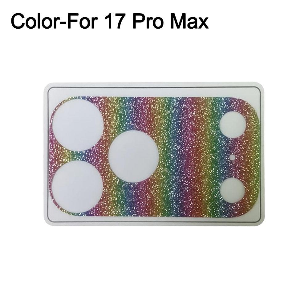 Bling Full Glitter Lens Protector Anti Scratch HD Camera Lens Cover Full Cover Camera Protector for iPhone 17Pro/17 Pro Max
