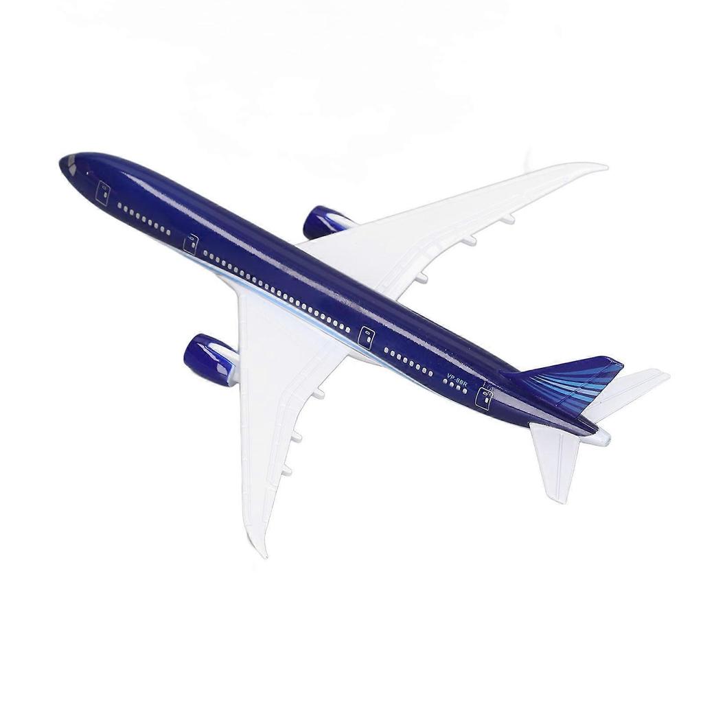 WENYI 1:400 Diecast 787 Airliner Model Alloy Simulated Passenger Plane Model with Stand Home Decoration