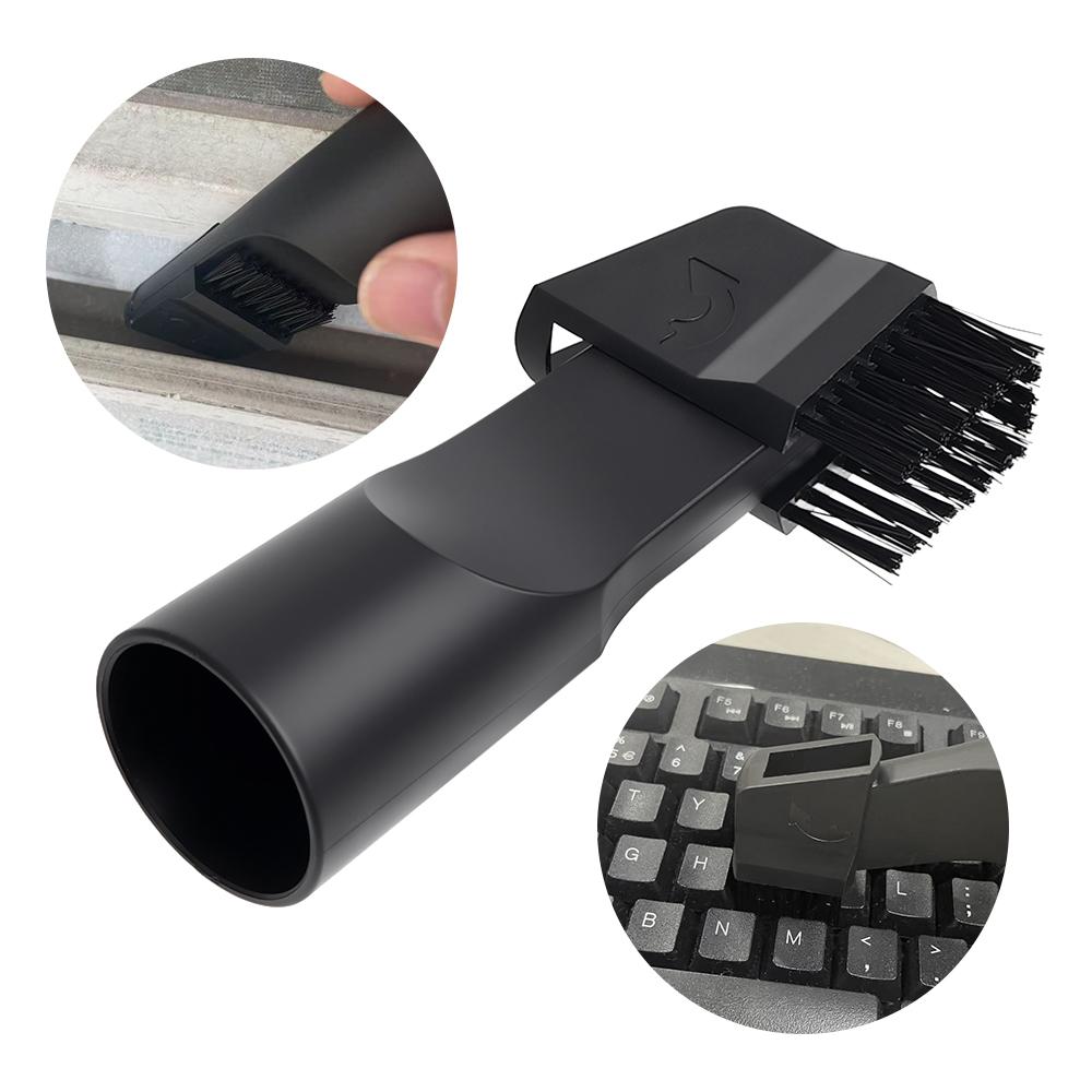 Universal Nozzle Suction Brush Head Dusting Brush For Inner Diameter 32mm Connectors Brush Nozzle Crevice Tool Vacuum Cleaner