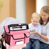 Lightweight Hanging Storage Bag for Strollers Reinforced Stitching Design Portable Compact Baby Pram Cart Accessory