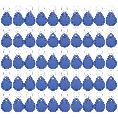 50pcs 13.56MHZ ICCUID Key Tag Repeatedly Rewrite for Access Control Time Attendance Parking Lots