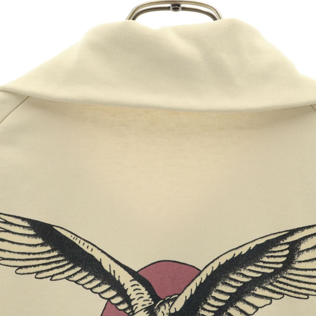 BOHEMIANS sweat Zip jacket M Beige Back brushed Men's Used