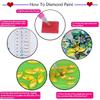 5D DIY Partial Special Shaped Drill Diamond Painting Flower Decoration 30x40cm