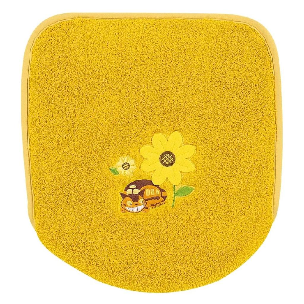 My Neighbor Totoro Cat Bath Toilet Mat Set 4 Pieces Yellow Ghibli Senko Totoro Dual Use Flower Bus Stop