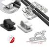 10/50Pcs Self Adhesive Cable Clips Cord Management Wire Holder Organizer Clamp Desk Tidy Cable Manager In Car Home Office Clips