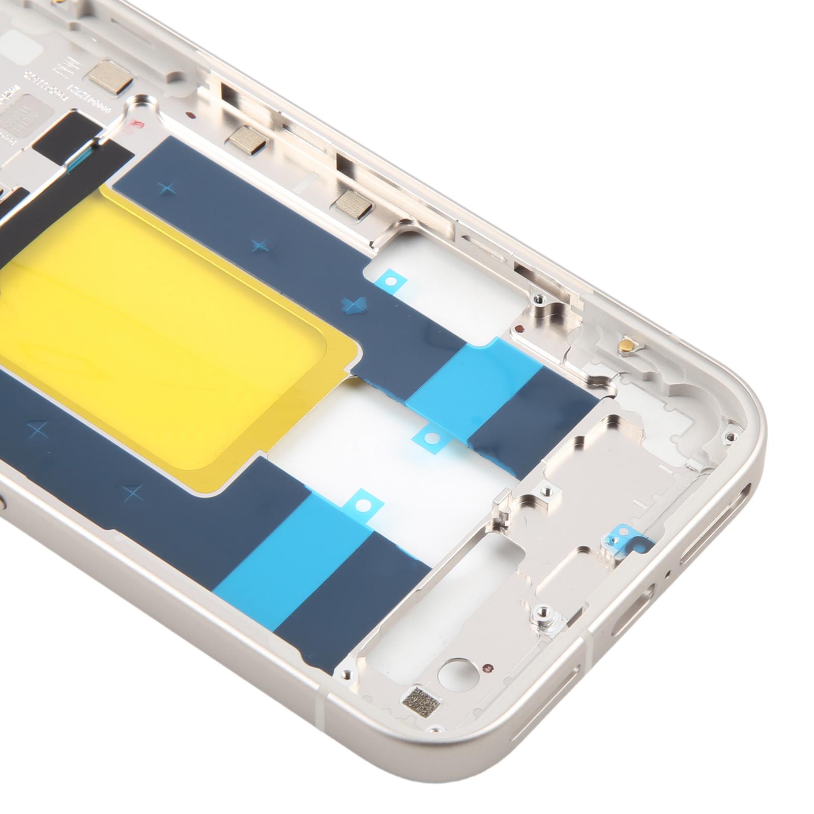Aluminum Middle Frame For Google Pixel 9a 6.3 , GXQ96 / GTF7P / G3Y12 9A Phone Middle Frame Bezel Repair Replacement Spare Part серебряный