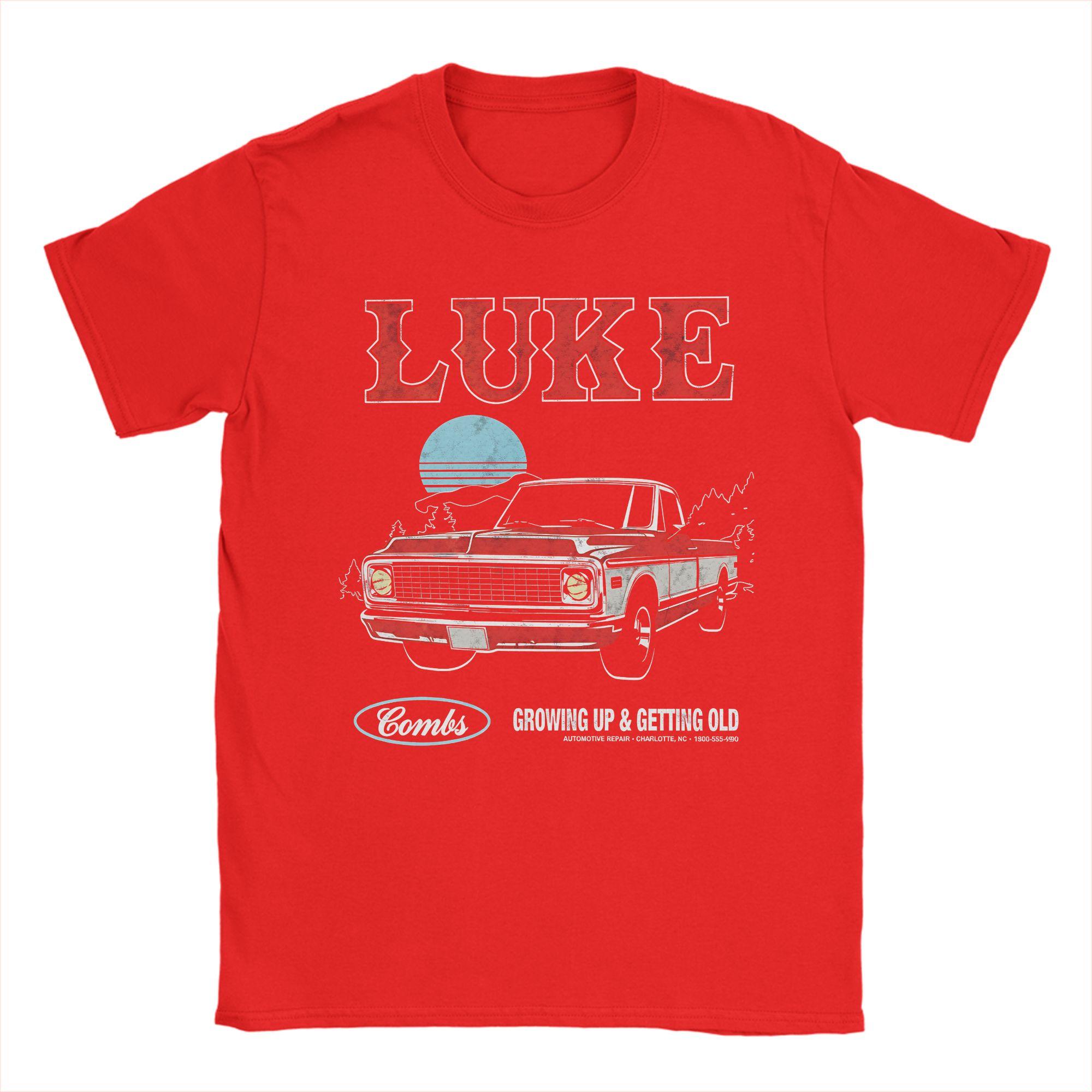 Oversized TShirt Luke Combs My Kinda Saturday Night Tour Cotton TShirts Novelty Tshirt for Unisex Summer Casual Short Sleeve Tees S