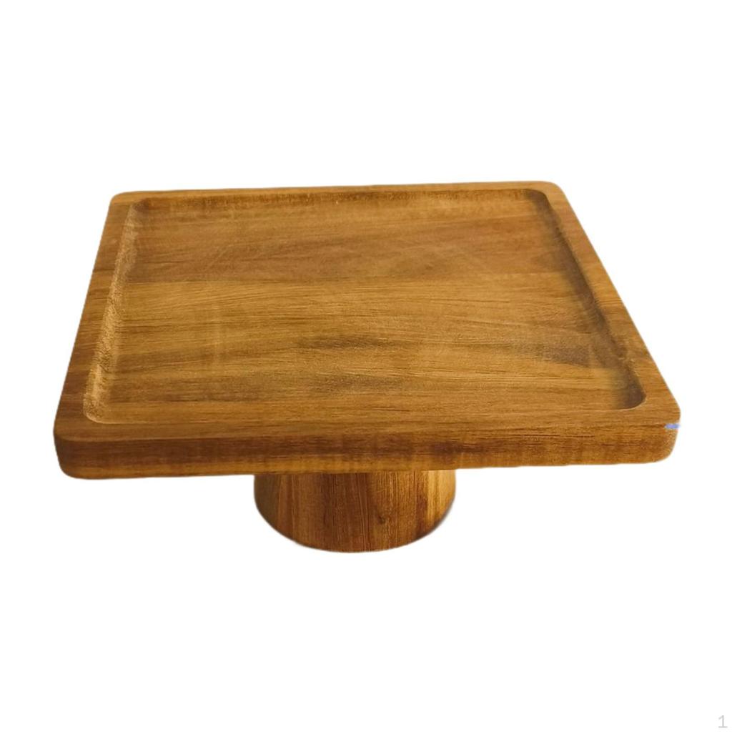 Čtvercový stojan na dorty na dezerty, podstavec na cupcaky s výškou 3,7 palce