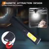 Outdoor LED Flashlight 550LM Portable Mini Torch Type C Rechargeable Light Pocket Lantern Flood Work Lights with 6 Modes