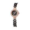 Ladies Quartz Watch Rhinestone Women's Watch Small Dial Slim Bracelet Free Adjustment Accessories Quartz Watch