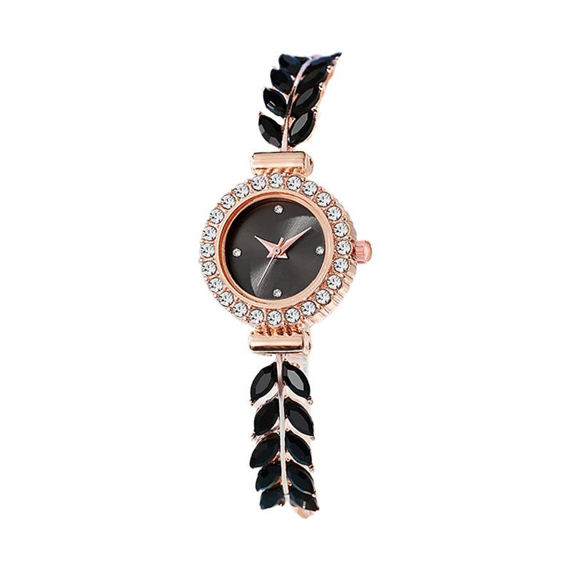 Ladies Quartz Watch Rhinestone Women's Watch Small Dial Slim Bracelet Free Adjustment Accessories Quartz Watch