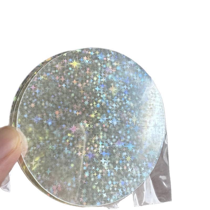 Special Laser Badge Film: Star Fantasy, Transparent Patterns, 100 Sheets