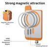 For iPhone 16 Pro Magnetic Leather Back Case with Detachable Card Holder and Wristband