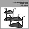 Cubicle Shelves 2 Layers Organizer Height Adjustable Cubicle Storage Organizer with Hooks for Office Home Kitchen Bathroom
