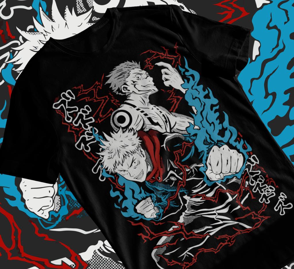 All sizes of the Dandadan Okarun T-shirt are exclusive to Momo Ayase's gift.