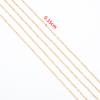 5Meters 1Meter Stainless Steel Gypsophila Thin Twist Chains for DIY Necklace Bracelet Anklet Clothing Accessories Jewelry Making
