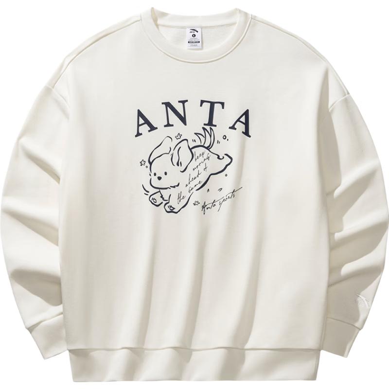 Anta Women s Pet Print Fleece Pullover Hoodie M