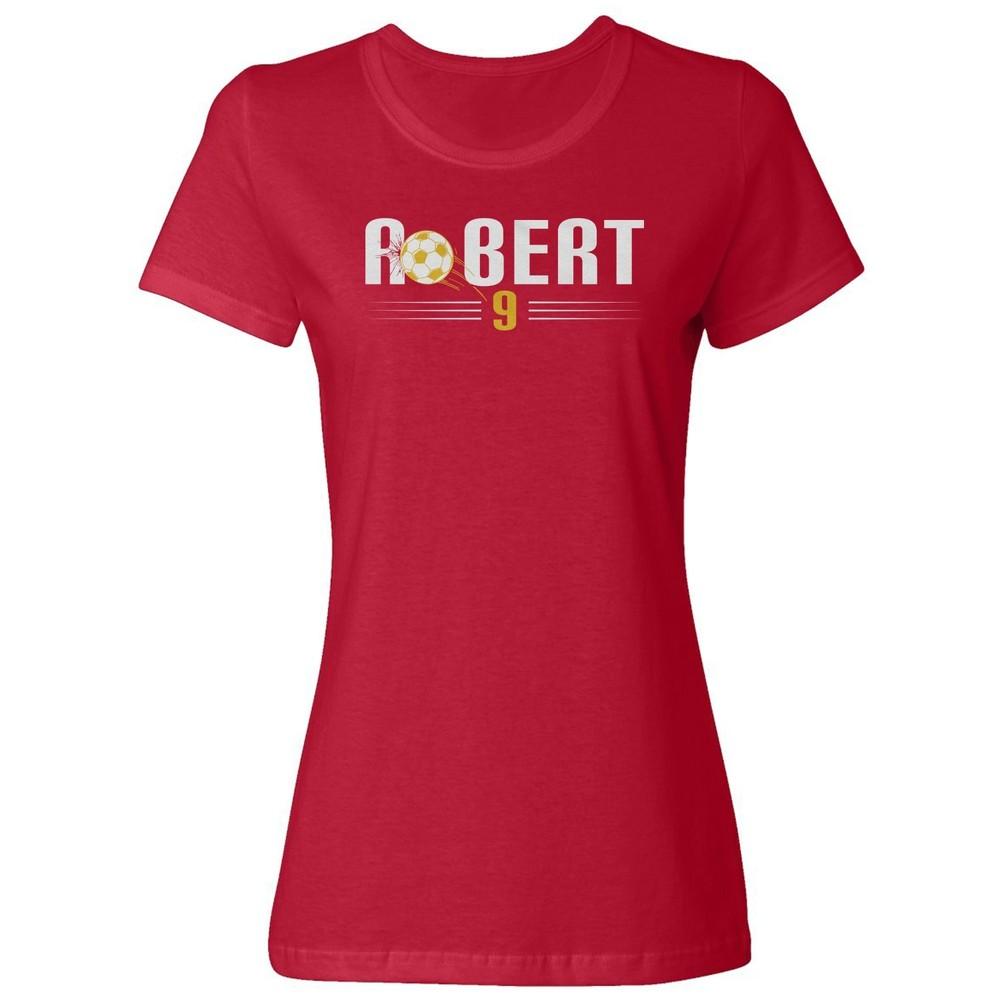 Футболка Robert 9 Inspired - Спортивная футболка для фанатов футбола, женская, с круглым вырезом, унисекс L