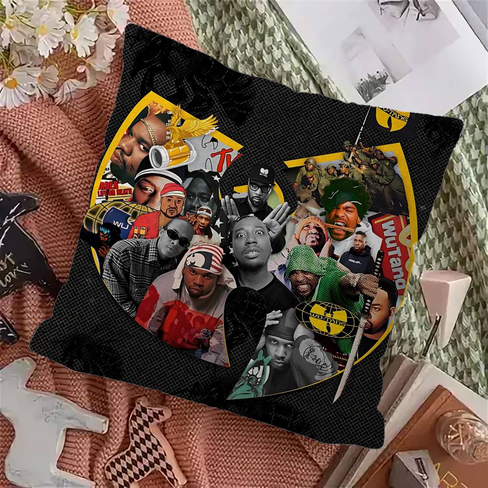 Popular Rap Group W-wu T-tang Personalized Pillow Dust Cover Bedroom Kids Party Decoration Pillowcase Birthday Children Gift