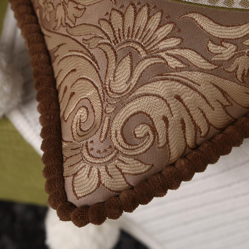 Jacquard High Precision Bedside Cushion Soft Covered Cushion Large Backrest Nordic